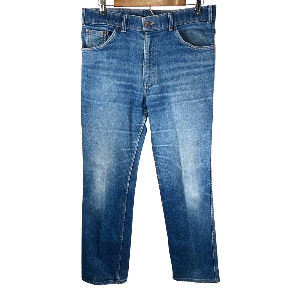 Levi Strauss & Co Mens Blue Denim Jeans Straight Leg Classic Fit Vintage 70s 80s